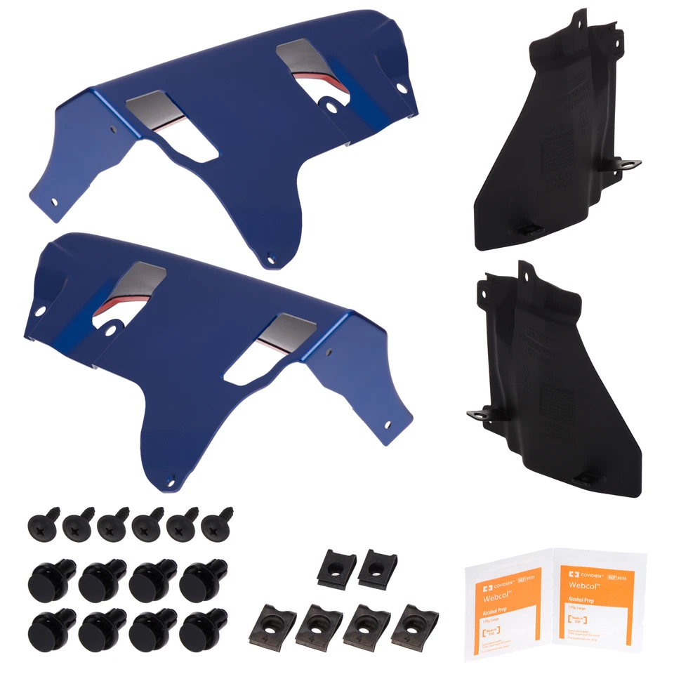 Protectores contra salpicaduras traseros aerodinámicos OEM 2016-2021 WR Blue Pearl J101SVA000E4 Foto 3 de 4