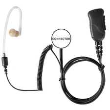 Pryme SPM-3001 Sonic Surveillance Kit Earpiece for Kenwood 2-Pin Two-Way Radios
