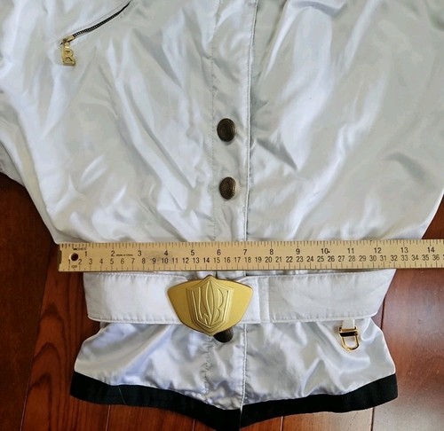 Chaqueta de esquí Bogner para mujer pequeña vintage años 80 90 abrigo dorado conejito de nieve diadema de colección - Imagen 13 de 15