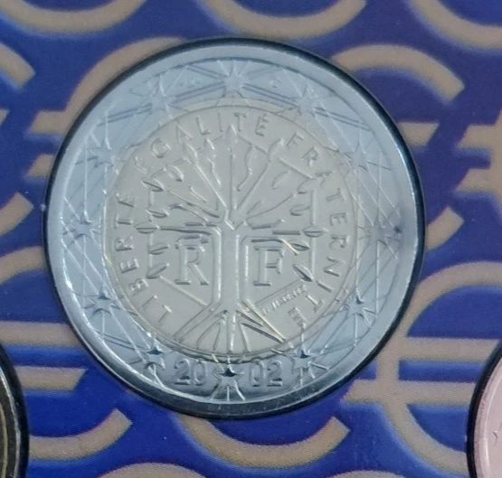 FRANCE 2002 - 2 Euro issu du coffret Bu, pièce encore scellée - Photo 1/1