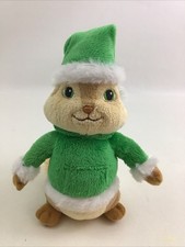 TY Theodore Beanie Baby Alvin and the Chipmunks Santa Christmas Holiday 7  