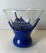 Maker’s Mark Blue Wax Dipped Martini / Manhattan / Cocktail Glass