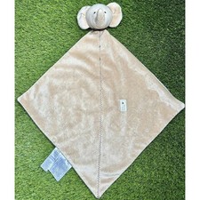 Carters Precious Firsts Brown Elephant Lovey Security Blanket 12.5" X 13"