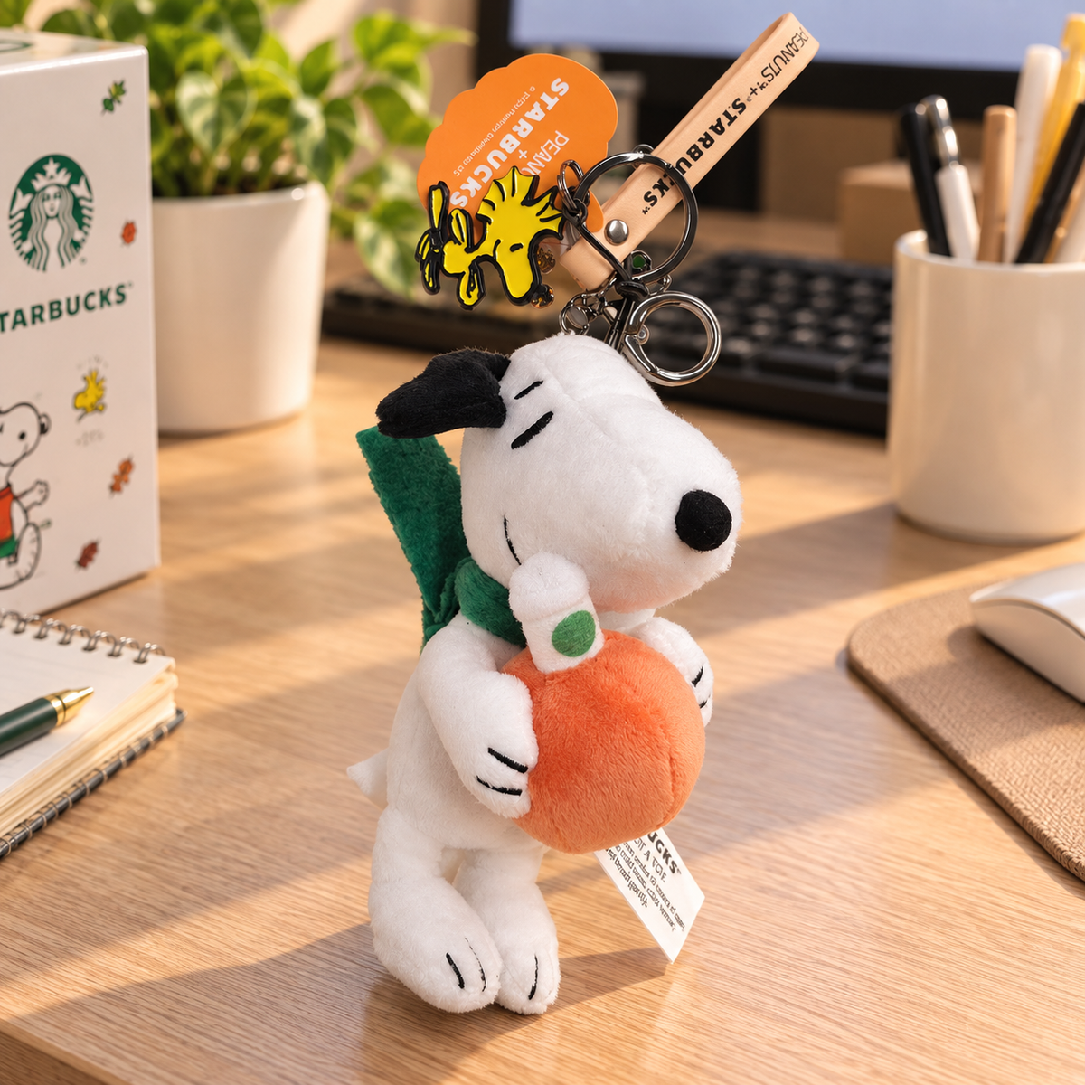 Starbucks Korea x Peanuts Pumpkin 2026 Snoopy Mug Tumbler Doll Pin