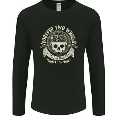 Forever Two Wheels Motorbike Biker Herren Langarmshirt