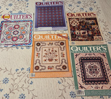 5 Quilters Newsletter Magazines 1993, 1991, 1995, 2003 Great Condition