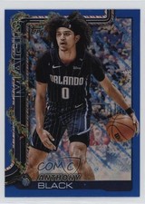 2025-26 Topps Holiday Holiday Metallic Blue Glitter Anthony Black #H70 16wc