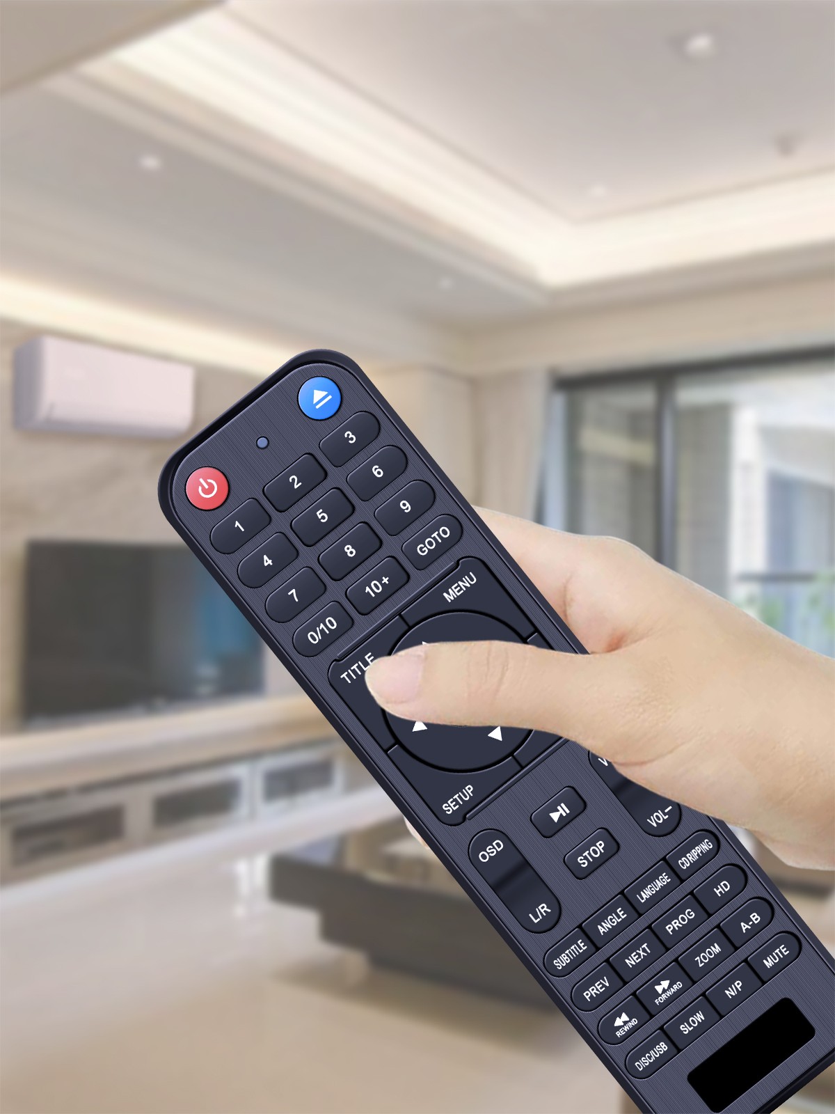 Replacement Remote Control Only for ELECTCOM PRO DVD Player