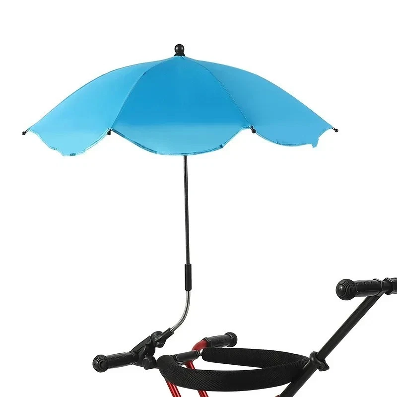 Universal Baby Stroller Umbrella – Adjustable UV Sunshade Parasol for Prams - Image 4 of 4