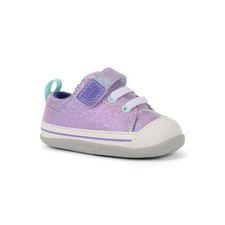 See Kai Run Stevie Mini Purple Metallic Girls First Walkers Shoes NO IMPORT FEES