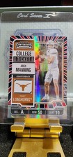 2025 Panini Contender College Ticket Holo Red White & Blue Foil Arch Manning SP