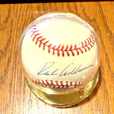 Richie Ashburn Signed Rawlings National League Baseball Philadelphia Phillies