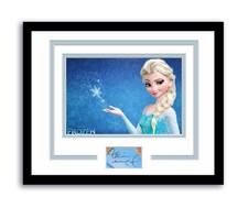 Frozen Elsa Idina Menzel Autographed Signed 11x14 Framed Photo ACOA