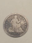 1853 Seated Liberty Silver Half Dime 5c - Philadelphia Mint