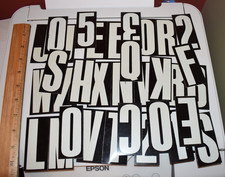 1.5" x 3.25" Two Side Metal Letters