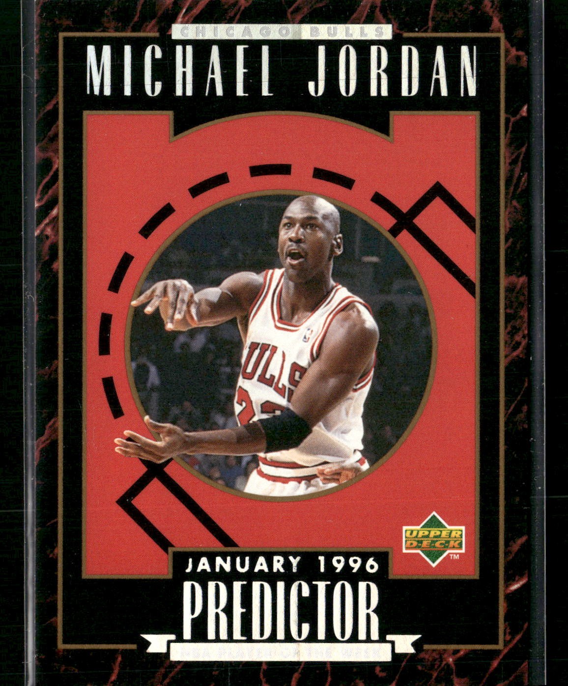 1995-96 Upper Deck #H2 Michael Jordan Predictors Exchange: Player of the Week