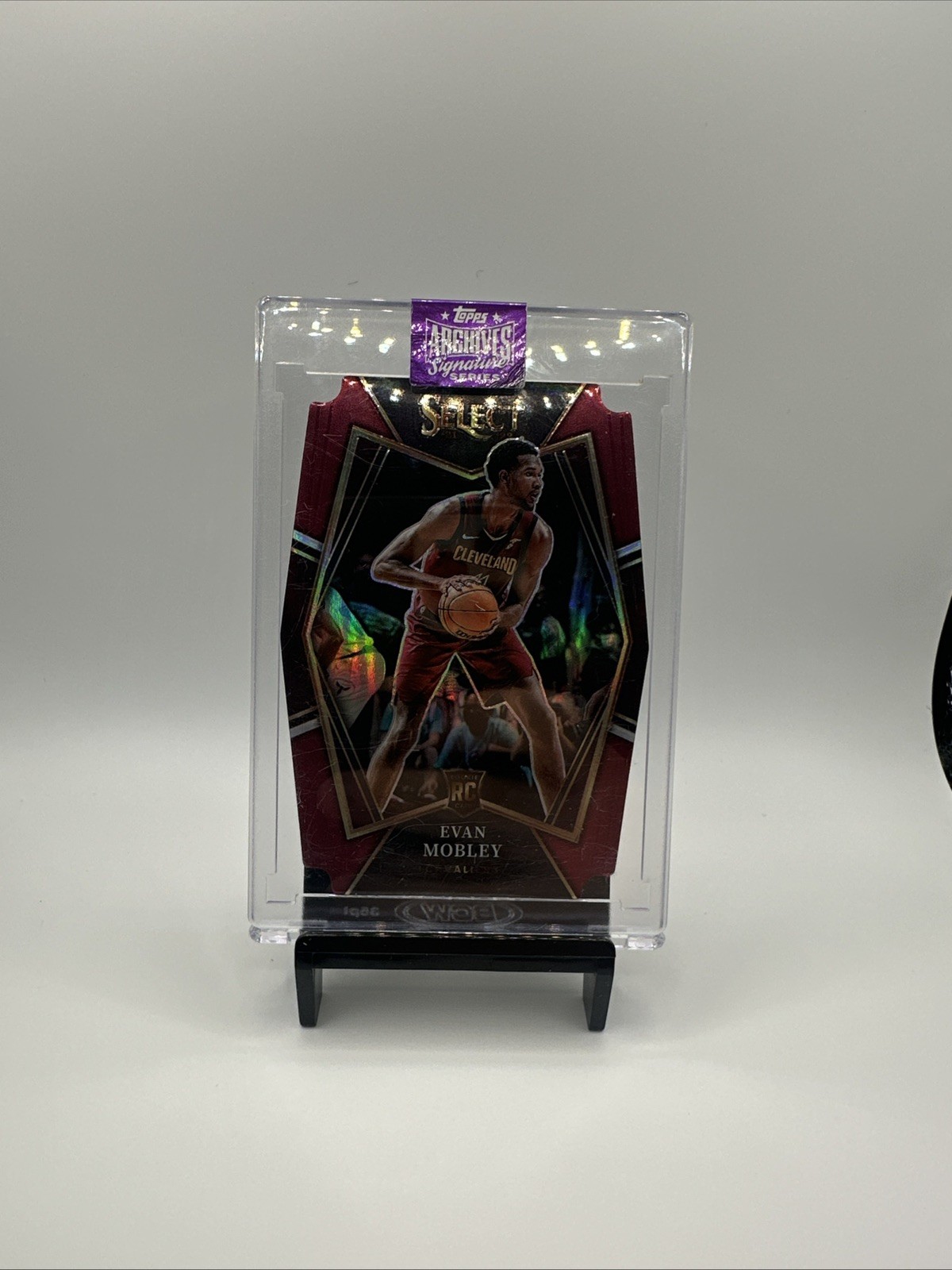 2021-22 Select Evan Mobley Maroon Prizms Die Cut RC Premier #/175