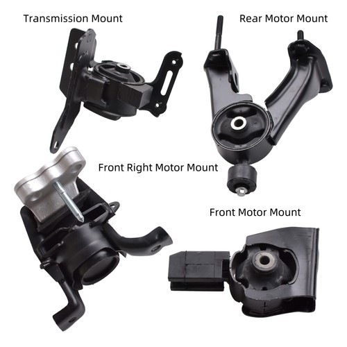 4pc Motor Mount Set for Toyota Corolla 1.8L Engine Only, CVT Transmission 14-19 - Picture 2 of 9