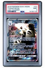 Pokemon 2018 SM Lost Thunder Tyranitar GX 121/214 Holo Ultra Rare PSA 9 on eBay