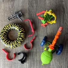 Vintage TMNT Vehicles Sewer Seltzer Cannon Sewer Tube Jetpack Playmates Toys