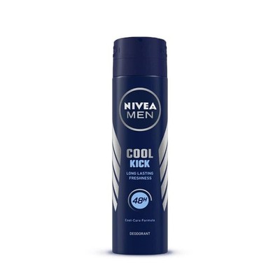 @ Nivea Men Cool Kick Deodorant Spray Sting Freshness 150Ml o550