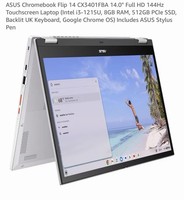 ASUS Chromebook Flip 14 CX34 14 2-in-1 Touch Intel Core i3-1215U 512GB SSD 8GB