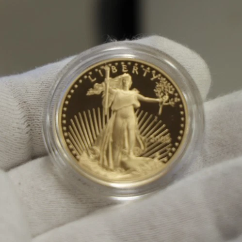 2005 W US Proof Gold Eagle 1 oz $50 Gem!!