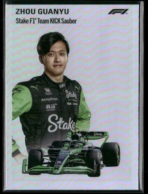 Zhou Guanyu 2024 Topps Chrome Formula 1 1954 Stake F1 Team KICK