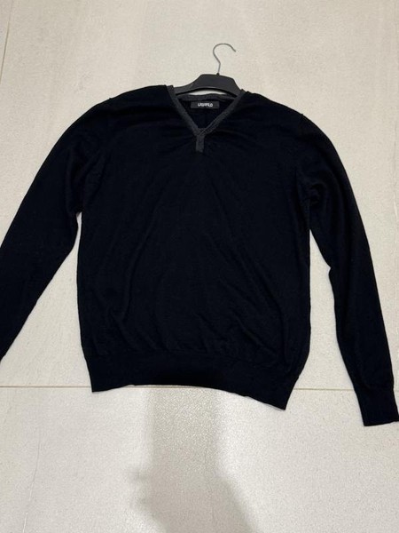 Men Karl Lagerfeld Sweater Black Wool 40 /L / 48