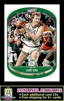 2021-22 Panini NBA Player of the Day #82 Larry Bird Boston Celtics