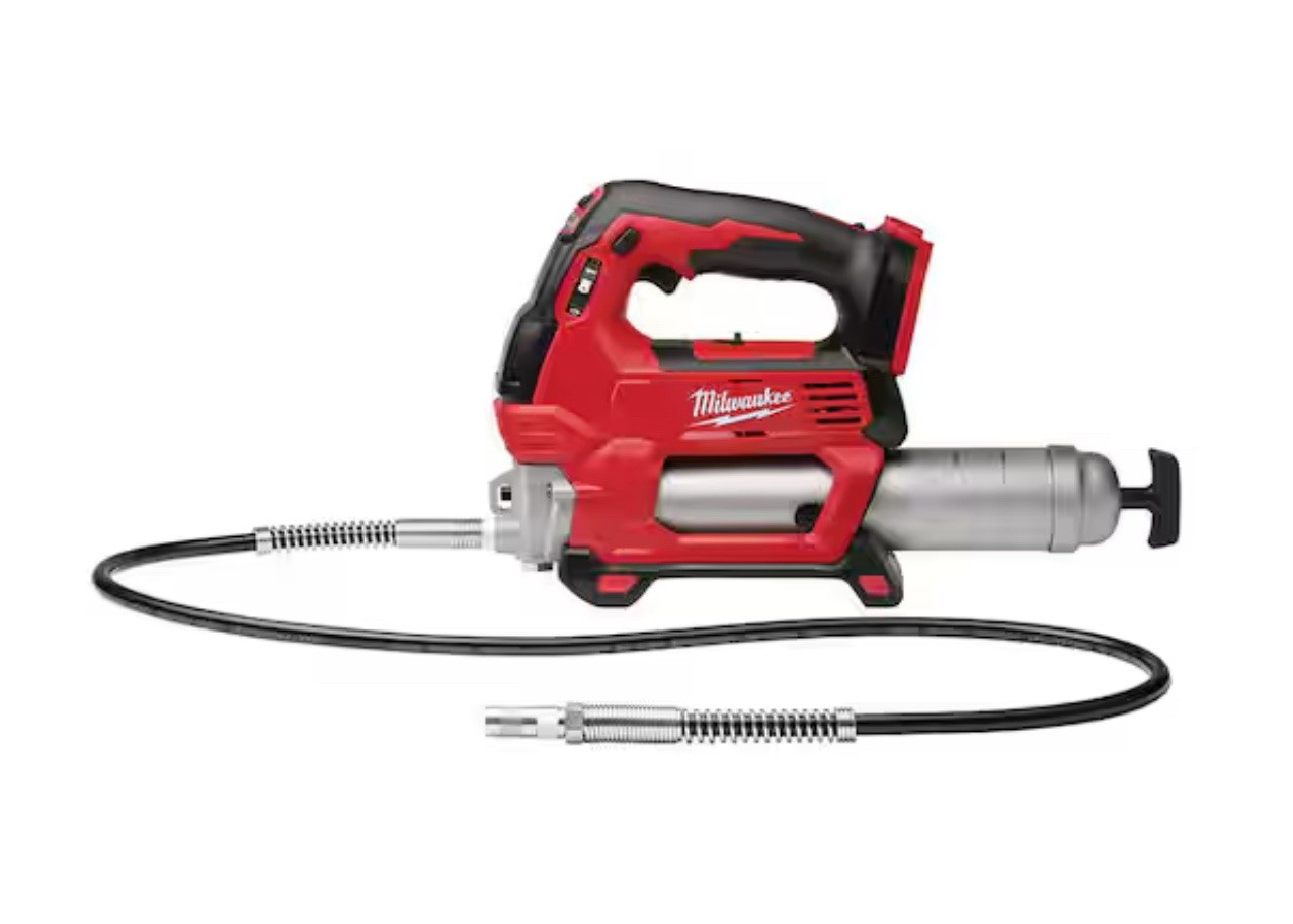 Milwaukee M18 2646-20 18V Cordless 2-Speed Grease Gun - Red 