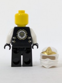 Lego Ninjago Minifigure ZANE (Final Battle) Ice Ninja Nindroid - njo0076, 70504