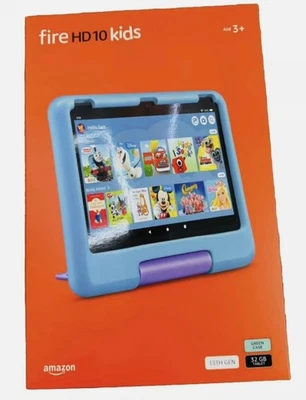 Brandneu Amazon Fire HD 10 Kinder Tablet 13. Gen 10,1" 2023 Version 32GB ALTER 3+