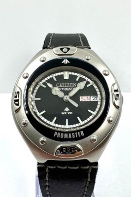 Citizen Promaster Day-Date Black - Vintage Taucher Automatik Uhr