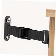 Anti Tip Furniture Anchors 2 Sets ,Heavy Duty Furniture Wall Black