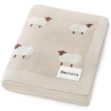 Baby Swaddle Blanket - 100 Luxury Cotton Knit Soft Cozy Lightweight Unisex R...