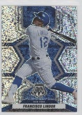 2022 Panini Mosaic White Sparkle Mosaic Prizm Francisco Lindor #111 0bt4