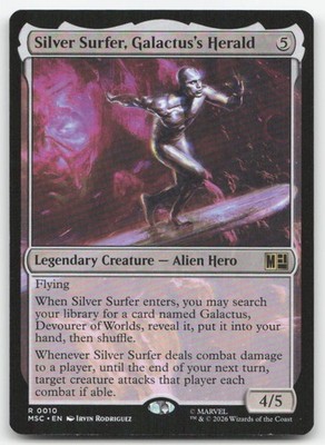 Silver Surfer, Galactus's Herald 10 MSC Commander: Marvel Super Heroes NM