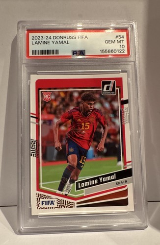 Lamine Yamal #54 2023 Panini Donruss card