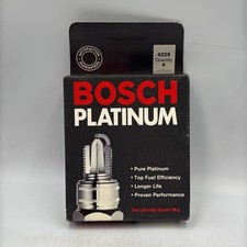 BOSCH 4228 platinum spark plug set 4 pcs resi...