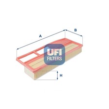 UFI Luftfilter 30.265.00 für ALFA ROMEO  passend für FIAT FORD LANCIA OPEL