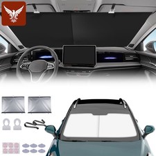 Automatic Retractable Car Windshield Sun Shade Front Windows Heat Uv Block Cover Automatic Retractable Car Windshield Sun Shade Front Windows Heat Uv Block Cover