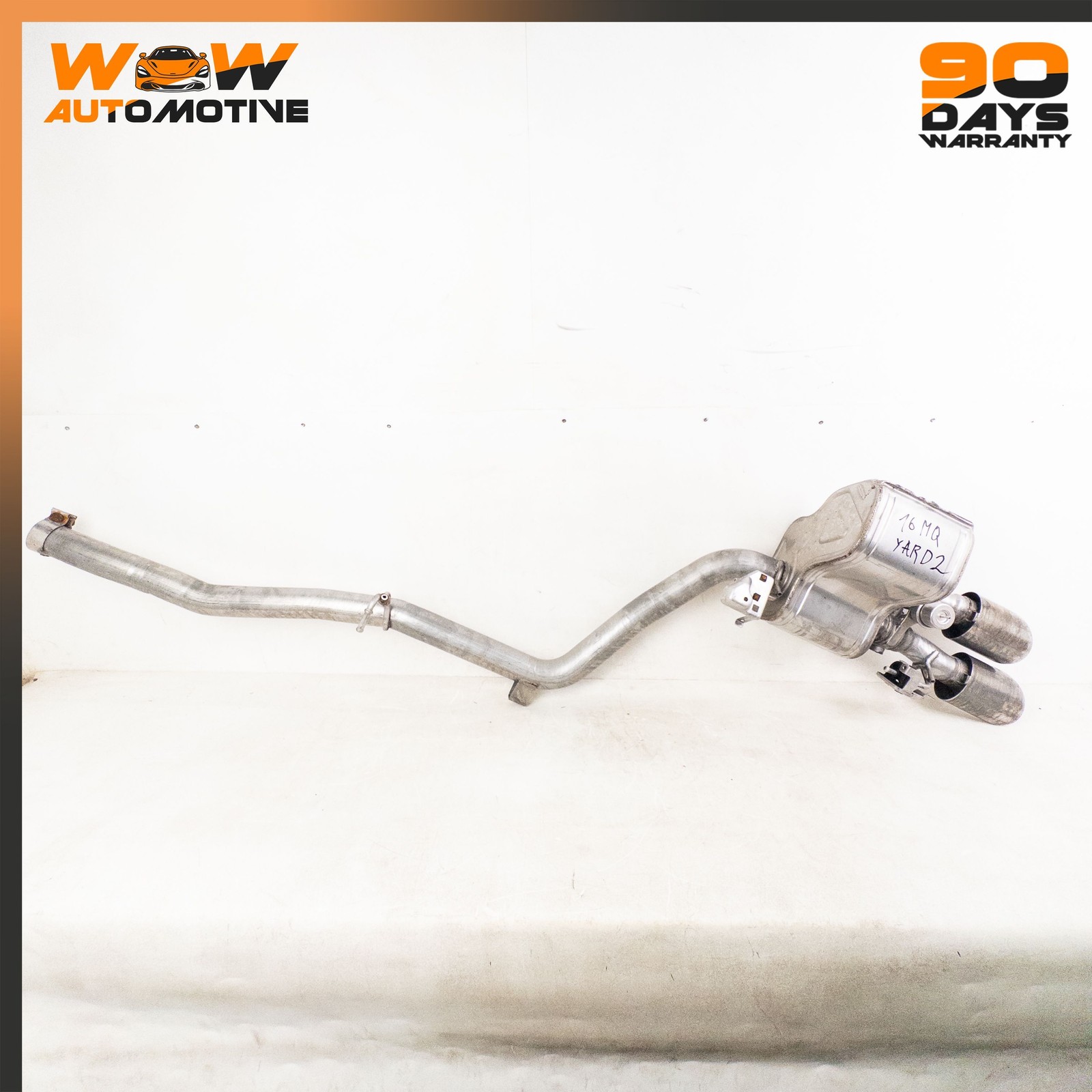 13-16 MASERATI QUATTROPORTE S Q4 LEFT RIGHT EXHAUST MUFFLER ASSEMBLY SET OEM 