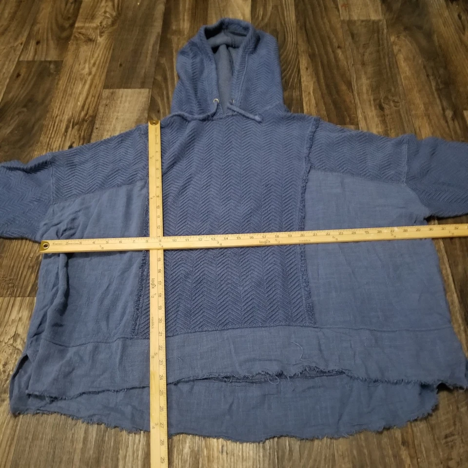 Sudadera con Capucha We The Free/Free People Grande Mediana Algodón Boho Playa Foto 3 de 4