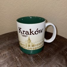 Starbucks Krakow Poland Mug Collectors 16oz Coffee Tea Made in Thailand