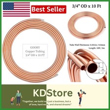 3/4" Copper Tubing for HVAC & DIY Projects