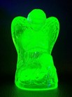 Boyd's Crystal Art Glass ANGEL #17/2 SUNSHINE 6-4-08 Glows Praying 4-1/4" NOS — photo 3