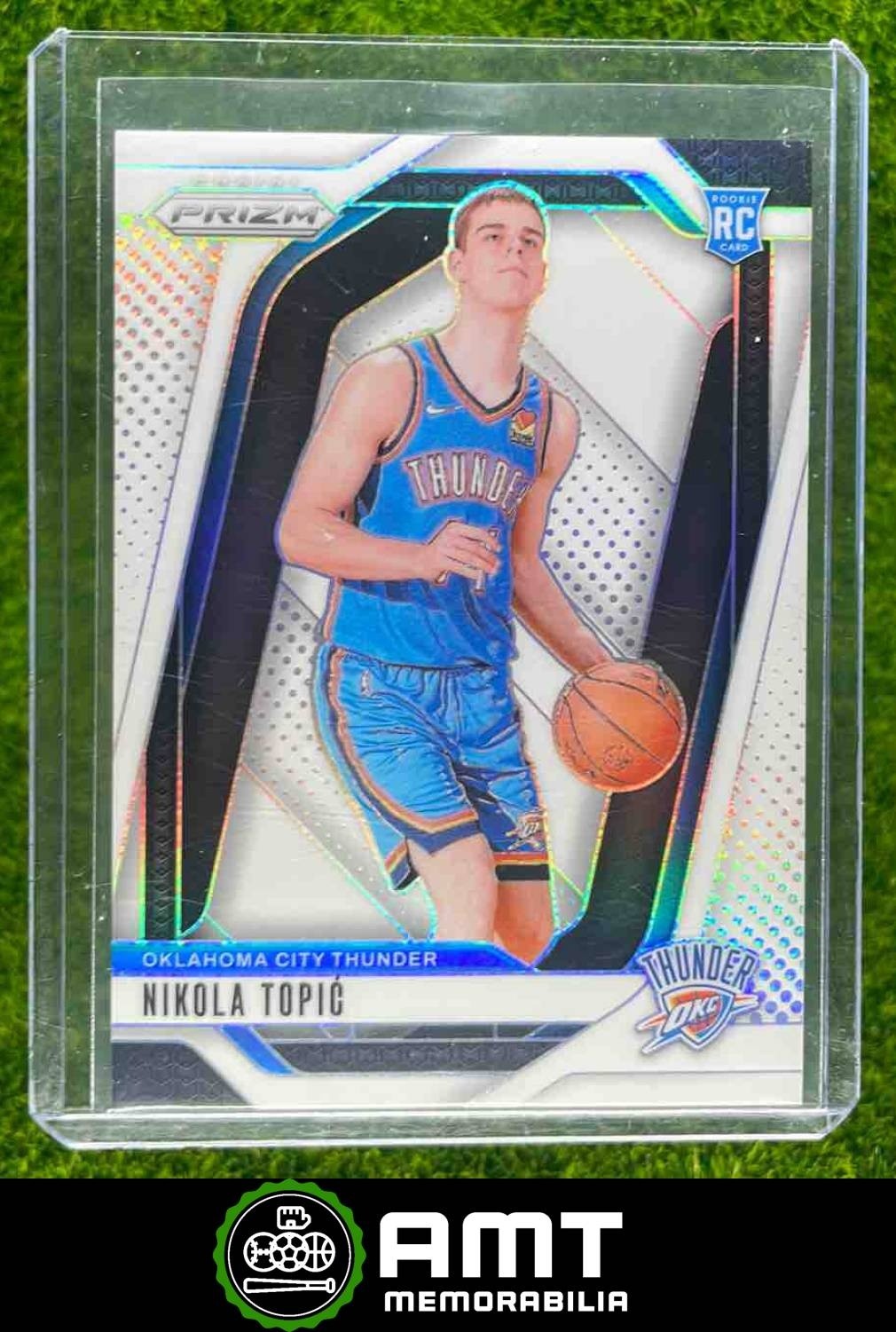 Nikola Topic RC 2024-25 Panini Prizm White 129/175 Oklahoma City Thunder #230