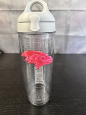 Tervis Tumbler NFL Baltimore Ravens Neon Pink Patch Water Bottle with Lid NEW