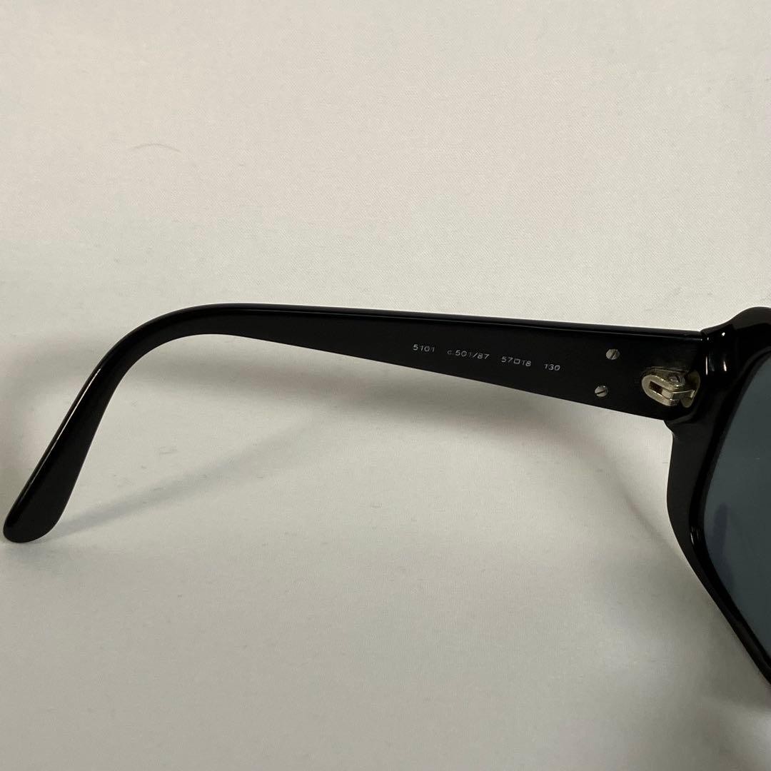 CHANEL 5101 Black Rectangular Sunglasses Two-Tone… - image 6